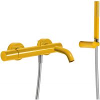 Tres Study Exclusive bateria wannowo-prysznicowa ścienna bursztynowa 261.170.01.TAM