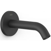 Tres wylewka do baterii ścienna czarny mat 26218004NM