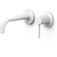 Tres Study Exclusive bateria umywalkowa podtynkowa biała 26230021BM