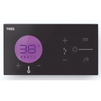 Tres Shower Technology bateria podtynkowa termostatyczna elektroniczna czarny/chrom 49288299