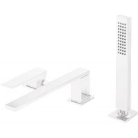 Tres Slim Exclusive bateria wannowo-prysznicowa 3-otworowa biały mat 202.161.01.BM