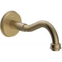 Tres Monoclasic wylewka do baterii ścienna stary mosiądz 242.173.01.LV