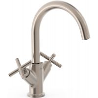 Tres Mont Blanc bateria umywalkowa stojąca stal 28320301AC