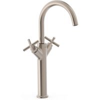 Tres Mont Blanc bateria umywalkowa stojąca stal 28380301AC