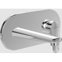 Villeroy & Boch O.Novo bateria umywalkowa ścienna chrom połysk TVW10511211061