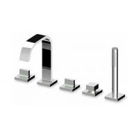 Zucchetti Aguablu bateria wannowo-prysznicowa 5-otworowa chrom ZA5470