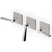 Zucchetti Bellagio bateria wannowo-prysznicowa podtynkowa nikiel błyszczący ZB2695.C8