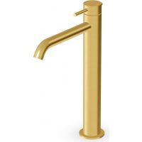 Zucchetti Helm bateria umywalkowa stojąca złoto szczotkowane ZHE689.XP41