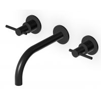 Zucchetti Helm bateria umywalkowa podtynkowa czarny szczotkowany/radełkowanie ukośne ZHL760.XP81G3