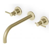 Zucchetti Helm bateria umywalkowa podtynkowa brytyjskie złoto szczotkowane ZHL761.XP31