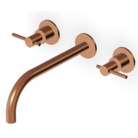 Zucchetti Helm bateria umywalkowa podtynkowa miedź szczotkowana ZHL761.XP91