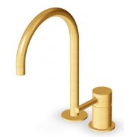 Zucchetti Pan bateria umywalkowa stojąca złota ZP6223.C41