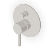 Zucchetti Pan S bateria wannowo-prysznicowa podtynkowa  Glossy Gesso ZPA775.J3