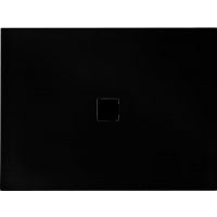 Besco Nox UltraSlim Black brodzik 120x90 cm prostokątny czarny BMN120-90-CC