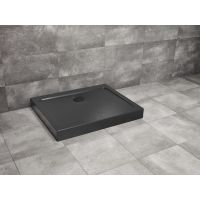 Radaway Doros D Compact brodzik prostokątny 90x80 cm stone czarny SDRD9080-05-54S