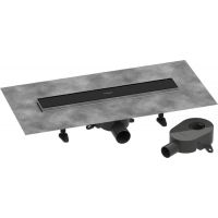 Hansgrohe RainDrain Go odpływ liniowy 50 cm kompletny czarny mat 56270670