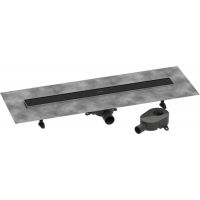 Hansgrohe RainDrain Go odpływ liniowy 80 cm kompletny czarny mat 56273670