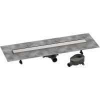 Hansgrohe RainDrain Go odpływ liniowy 80 cm kompletny stal szlachetna szczotkowana 56273800