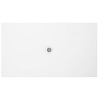 Polimat Fresco brodzik 90x80 cm prostokątny biały mat 00454