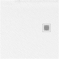 New Trendy Mori brodzik 90x90 cm kwadratowy biały B-0433
