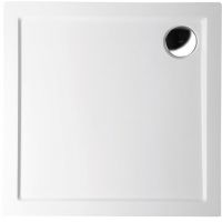 Polysan Aura Light brodzik kwadratowy 90x90 cm biały 11221