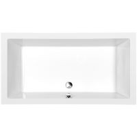 Polysan Deep brodzik 110x75 cm prostokątny biały 72883