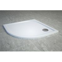 Ronal Tracy brodzik półokrągły 100x100 cm biały WAR55100004