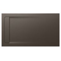 Roca Aquos brodzik 140x80 cm prostokątny kompozyt Stonex cafe AP60157832001660
