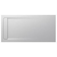 Roca Aquos brodzik 160x80 cm prostokątny kompozyt Stonex biały AP60164032001100