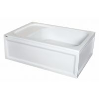 Sanplast Classic obudowa do brodzika OBa/CL 80x100x28 cm 625-010-0420-01-000