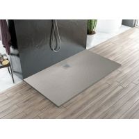 Sanplast Eco Mineral brodzik prostokątny 100x90 cm szary 645-580-0530-52-020