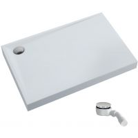 Schedpol Solido brodzik prostokątny z syfonem 100x80 cm biały 3.1465