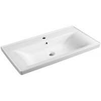 Aqualine Sava umywalka 90x46 cm prostokątna ścienna-meblowa biała 2090
