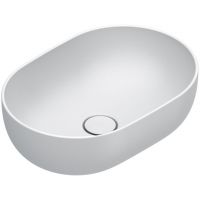 Catalano Sfera umywalka 50x35 cm owalna nablatowa biała 0522500021