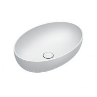 Catalano Sfera umywalka 60x42 cm owalna nablatowa biały mat 0522600021