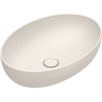 Catalano Sfera umywalka 60x42 cm owalna nablatowa beżowy mat 0522600030