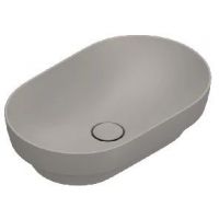 Catalano Sfera umywalka 55x35 cm owalna wpuszczana Tortora Satinato 0524550032