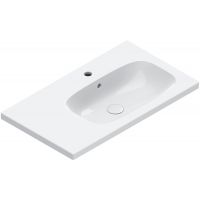 Catalano Alvea umywalka 80x46 cm prostokątna ścienna-meblowa biała 0620831001