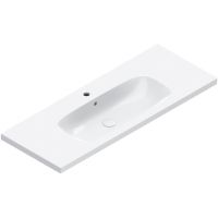 Catalano Alvea umywalka 120x46 cm prostokątna ścienna-meblowa biała 0621210001