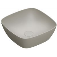 Catalano Green umywalka 40x40 cm kwadratowa nablatowa szary/kamień 0622400023