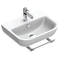 Catalano Sfera umywalka 50x40 cm półokrągła ścienna biała 0720501001