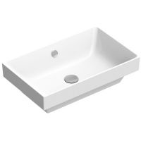 Catalano Verso umywalka 60x37 cm prostokątna wpuszczana-nablatowa biała 0124600001