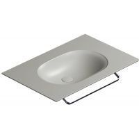 Catalano Horizon umywalka 75x50 cm prostokątna ścienna-meblowa szary/kamień 0520760023