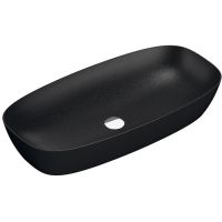 Catalano Green umywalka 80x40 cm owalna nablatowa czarna 0622800022