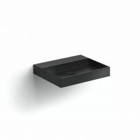 Clou New Wash Me umywalka 50x42 cm prostokątna ścienna-nablatowa czarna CL/02.30430