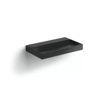 Clou New Wash Me umywalka 70x42 cm prostokątna ścienna-nablatowa czarna CL/02.30432