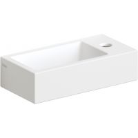 Clou Flush umywalka 36x18 cm prostokątna ścienna-nablatowa biała CL/03.02030