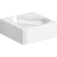 Clou Flush umywalka 27x27 cm kwadratowa ścienna-nablatowa biała CL/03.03051