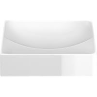 Clou Vale umywalka 28x19 cm prostokątna ścienna-nablatowa biała CL/03.03160