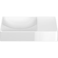 Clou Vale umywalka 38x19 cm prostokątna ścienna-nablatowa biała CL/03.03161.R